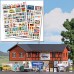 Busch 1130 - Advertisement Sign Set